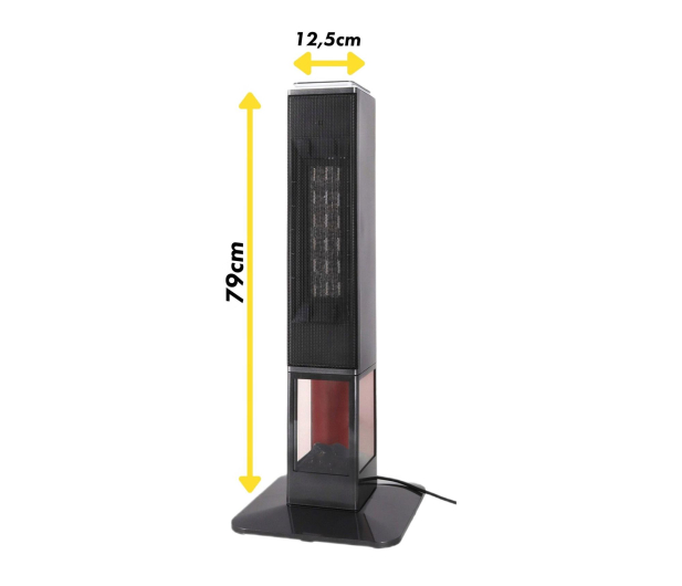 Mission Air Termowentylator kolumnowy MALMO 2400W Black - 1590316 - zdjęcie 6